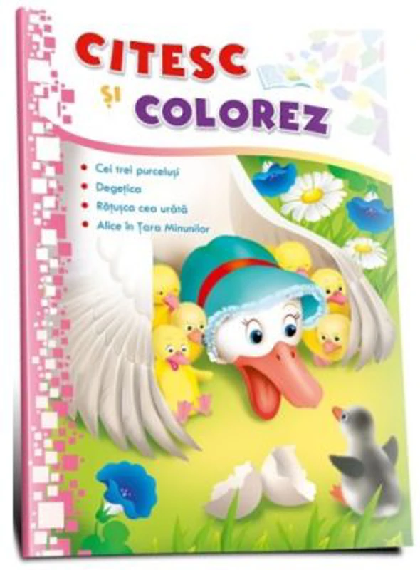 Citesc si colorez. Ratusca cea urata