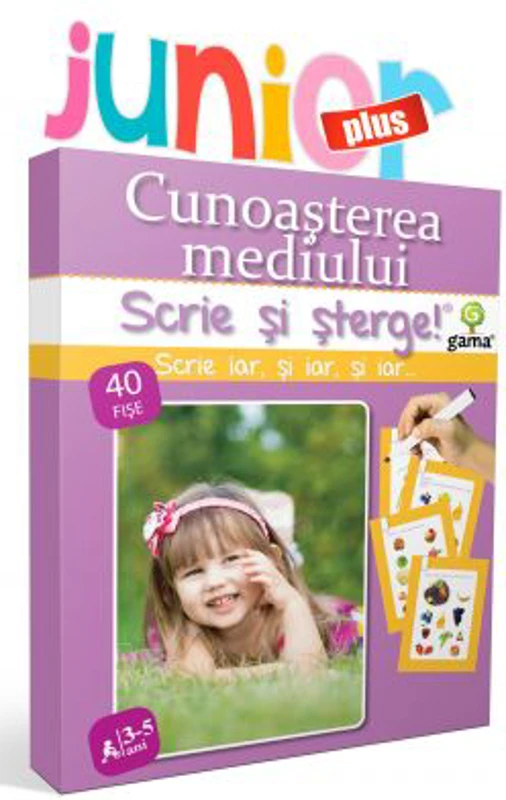 Scrie si Sterge! Junior Plus 3-5 ani. Cunoasterea mediului