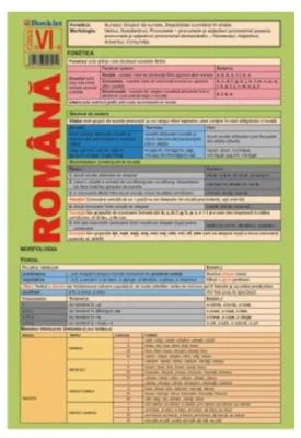 Plansa Limba romana clasa 6