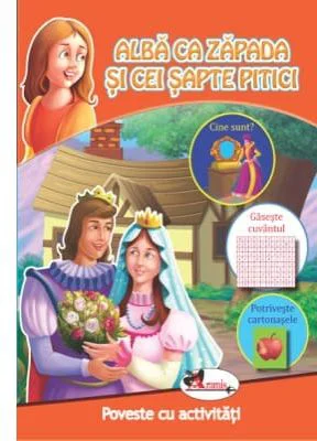 Alba ca zapada si cei sapte pitici. Poveste cu activitati