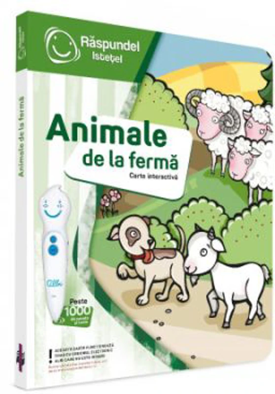 Raspundel Istetel, carte interactiva Animale de la ferma