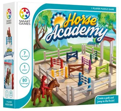 Joc de logica Horse Academy, cu 80 de provocari, limba romana