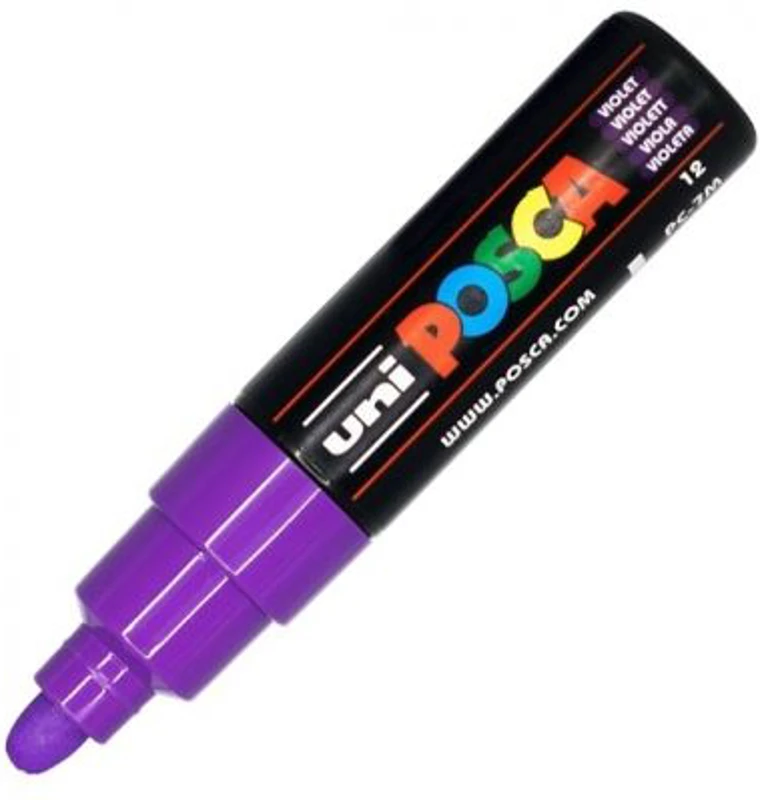 Marker UNI PC-7M 4. 5-5. 5 mm, violet, Posca (M1106)
