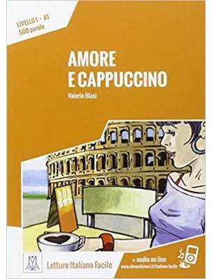 Amore e cappuccino (libro + audio online)/Dragoste si cappuccino (carte + audio online) - Valeria Blasi