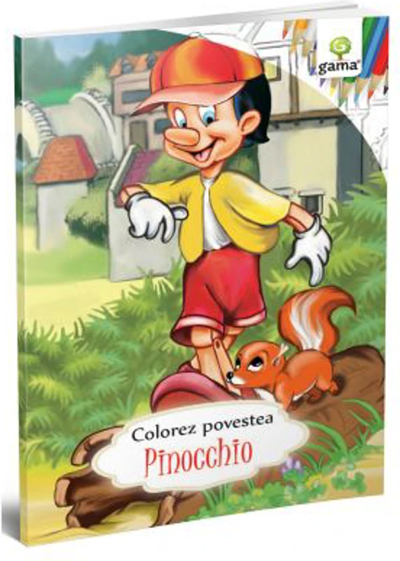 Colorez povestea. Pinocchio