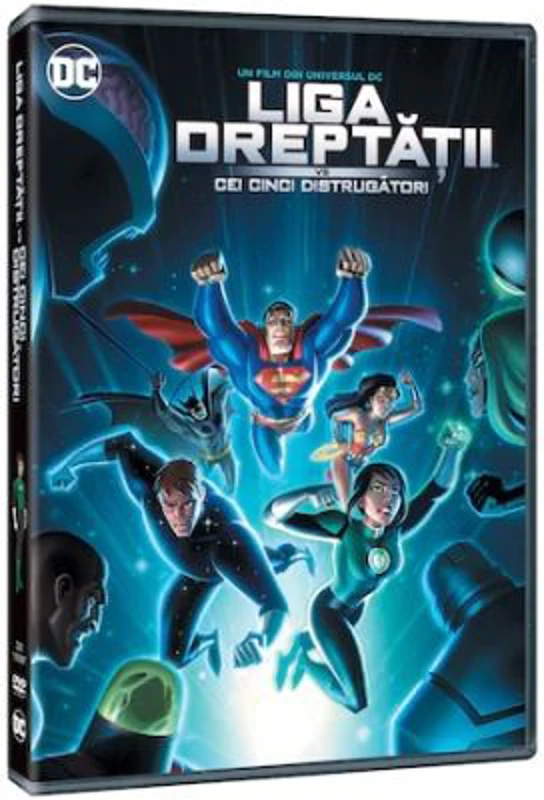 Liga dreptatii vs. Cei cinci distrugatori, DVD