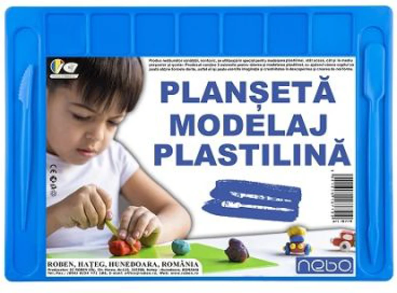 Planseta Modelaj cu Accesorii 28x20 cm, albastru, NEBO