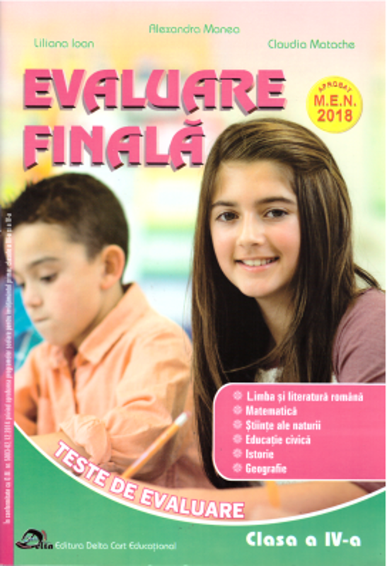 Evaluare finala pentru clasa a 4-a - Alexandra Manea