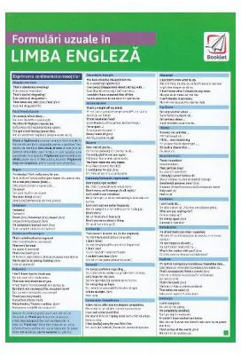 Formulari uzuale in limba engleza