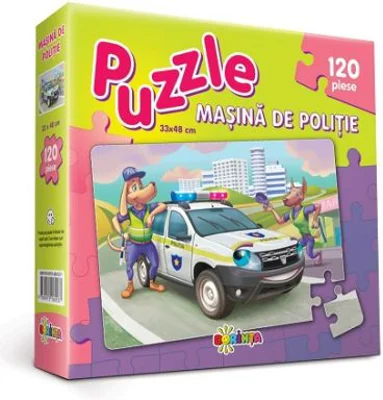 Puzzle Masina de politie 120 piese