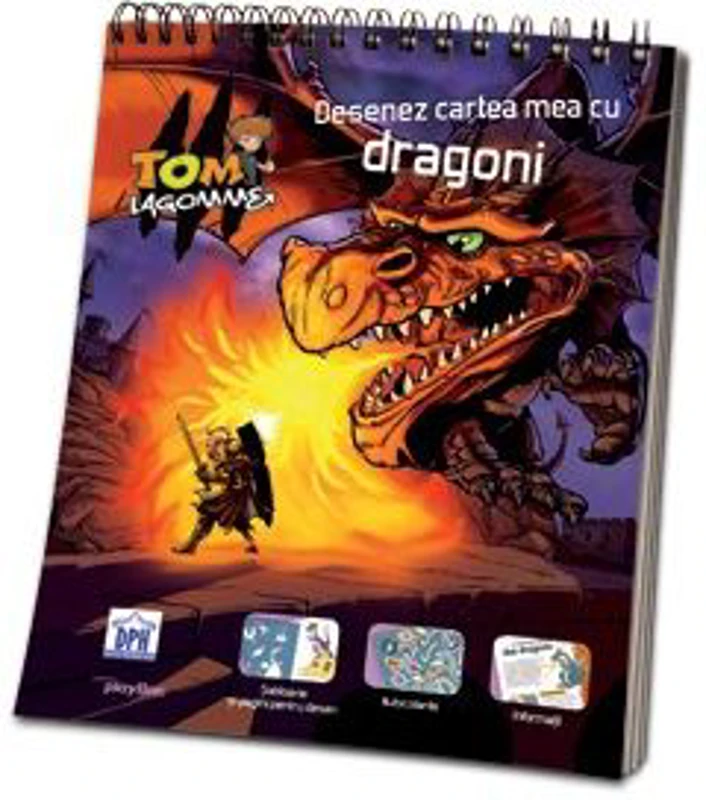 Desenez Cartea Mea cu Dragoni (Colectia Tom Lagomme)