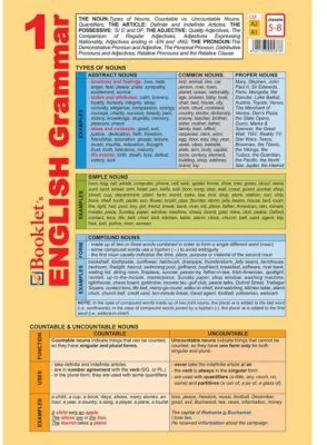 Limba engleza Pliant English grammar 1