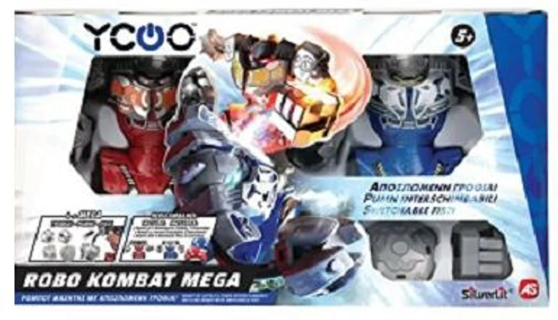 Set 2 roboti luptatori cu telecomanda Robo Kombat Mega, Silverlit