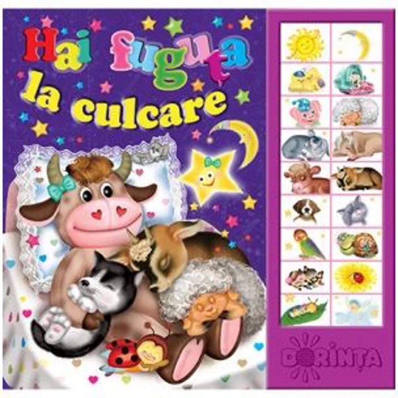 Hai fuguta la culcare. Carte cu sunete - Inesa Tautu