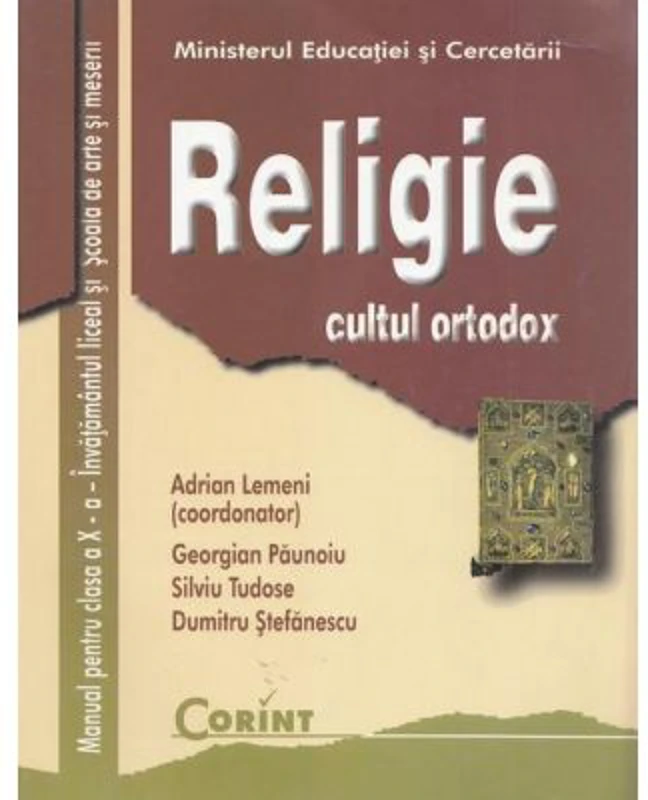 Manual religie clasa a 10-a