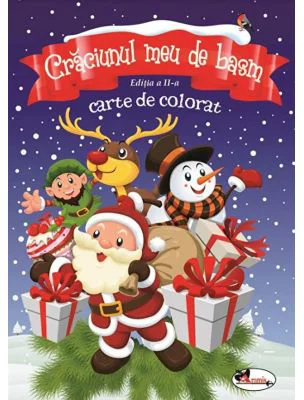 Craciunul meu de basm - Carte de colorat