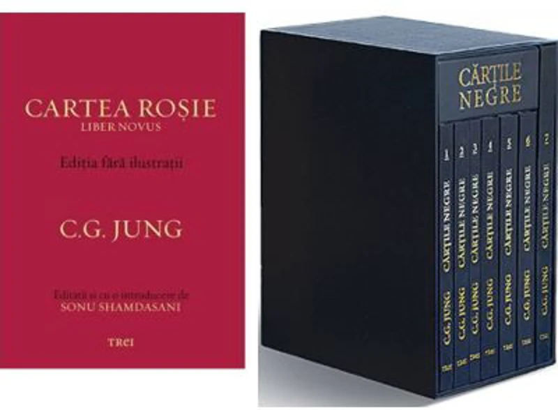 Pachet Cartile Negre + Cartea Rosie Liber Novus. Editia fara ilustratii - Carl Gustav Jung