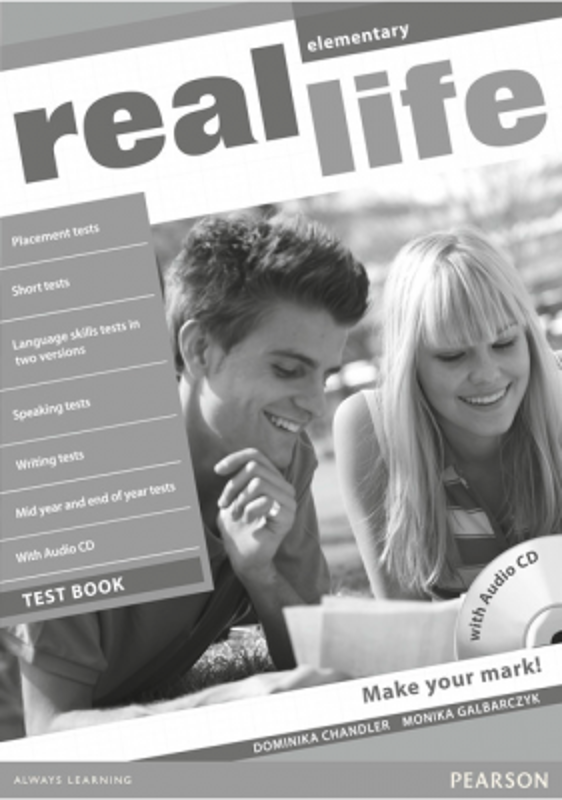 Real Life Global Elementary Test Book and Test Audio CD Pack - Dominika Chandler