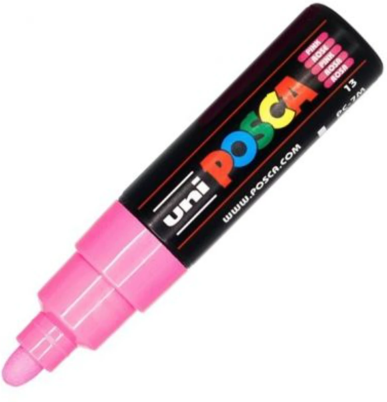 Marker UNI PC-7M 4. 5-5. 5 mm, roz, Posca (M1107)
