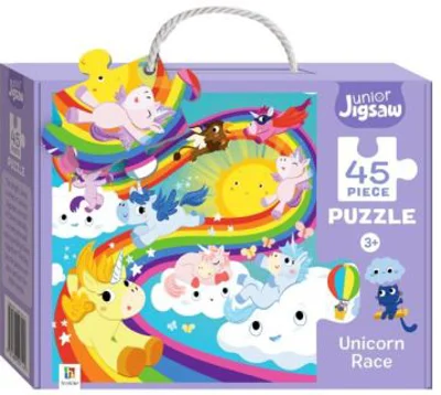 Junior Jigsaw 45 Piece Puzzle. Unicorn Race