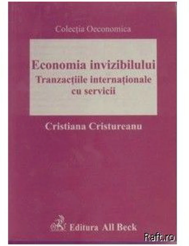Economia invizibilului - Cristina Cristureanu