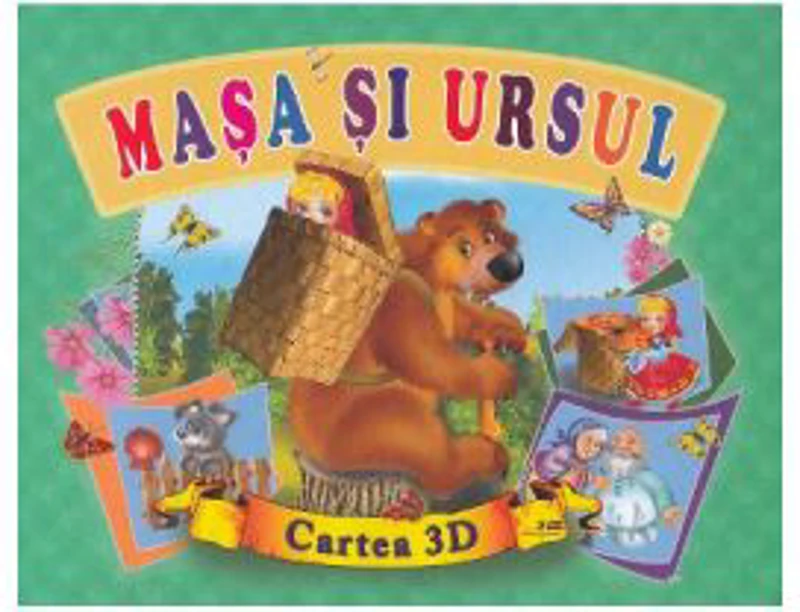 Masa si ursul. Cartea 3D