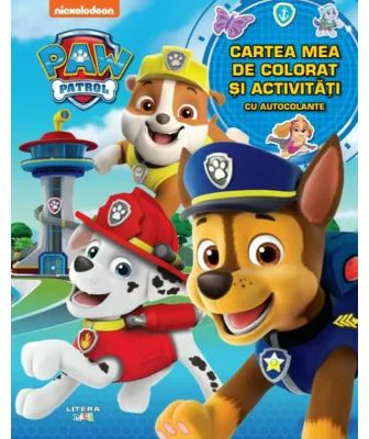 Patrula Catelusilor. Cartea mea de colorat si activitati cu autocolante
