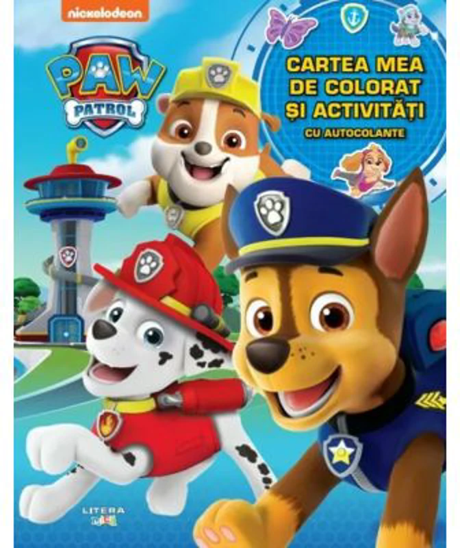 Patrula Catelusilor. Cartea mea de colorat si activitati cu autocolante