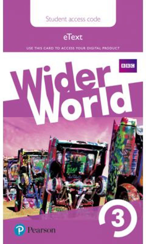 Wider World Level 3 Students' eText Access Card