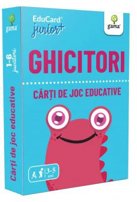 Ghicitori. EduCard Junior plus. Carti de joc educative
