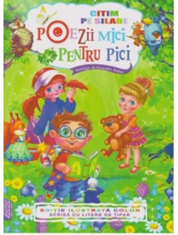 Citim pe silabe. Poezii mici pentru pici