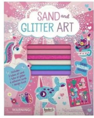 Folder of Fun. Sand and Glitter Art