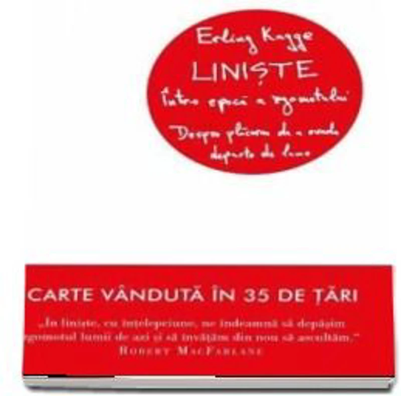 LINISTE INTR-O EPOCA A ZGOMOTULUI - Erling Kagge