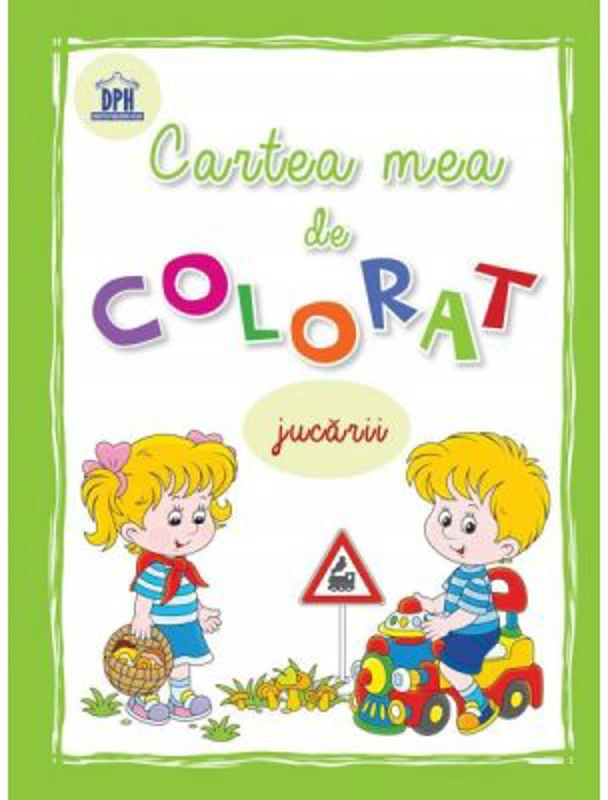Cartea mea de colorat Jucarii