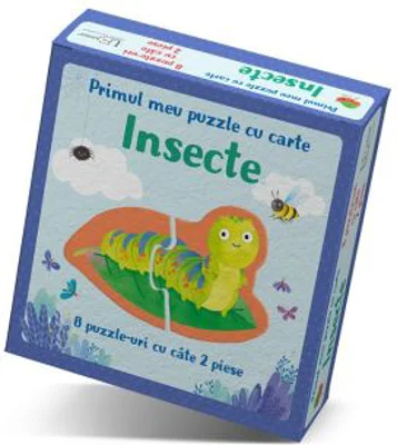 Primul meu puzzle cu carte. Insecte (Usborne)