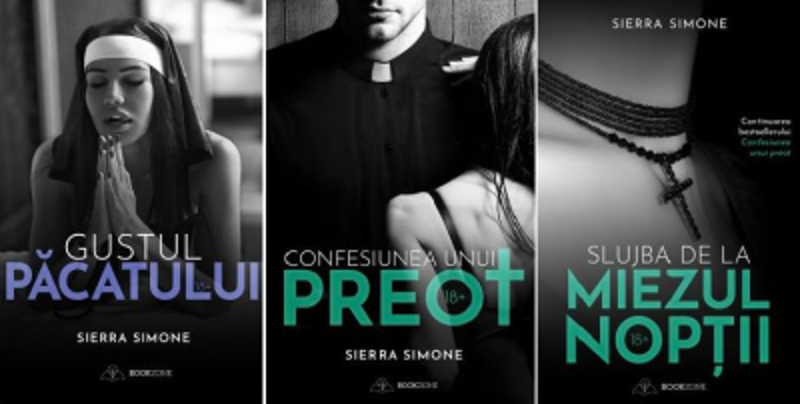 Pachet Slujba de la miezul noptii, Gustul pacatului si Confesiunea unui preot, autor Sierra Simone