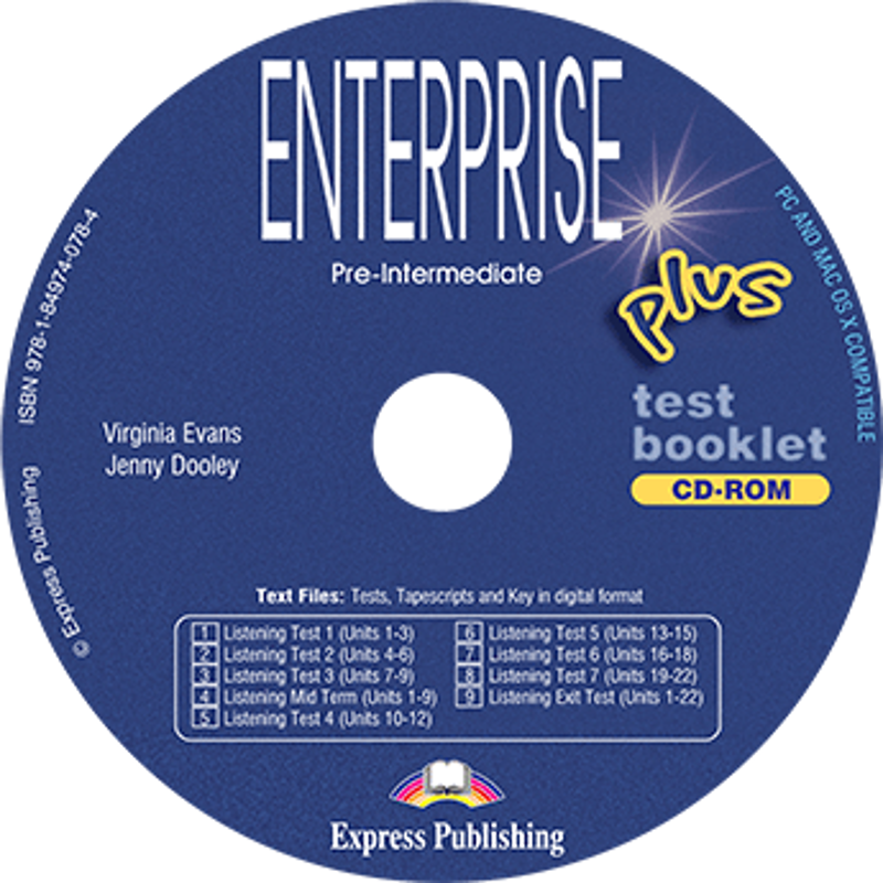 Curs limba engleza Enterprise Plus Tests CD-ROM - Virginia Evans, Jenny Dooley