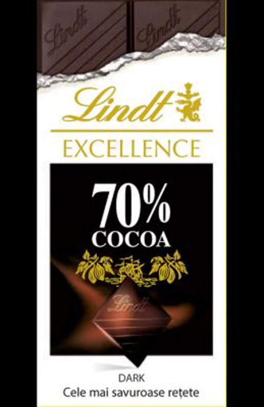 Lindt Excellence 70 % cacao dark. Cele mai savuroase retete - Larousse