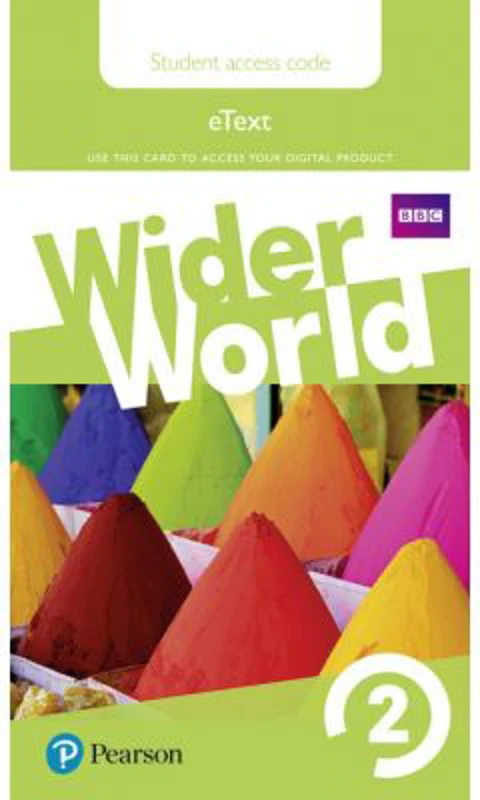 Wider World Level 2 Students' eText Access Card