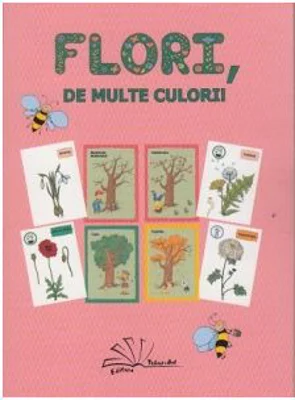 Flori, de multe culori. Set jetoane