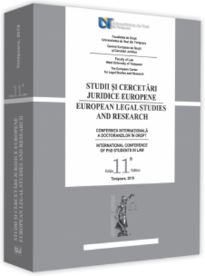 Conferinta internationala a doctoranzilor in drept. Studii si cercetari juridice europene - Lucian Bercea