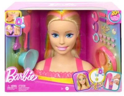 Bust Barbie Deluxe beauty model, Barbie Color Reveal