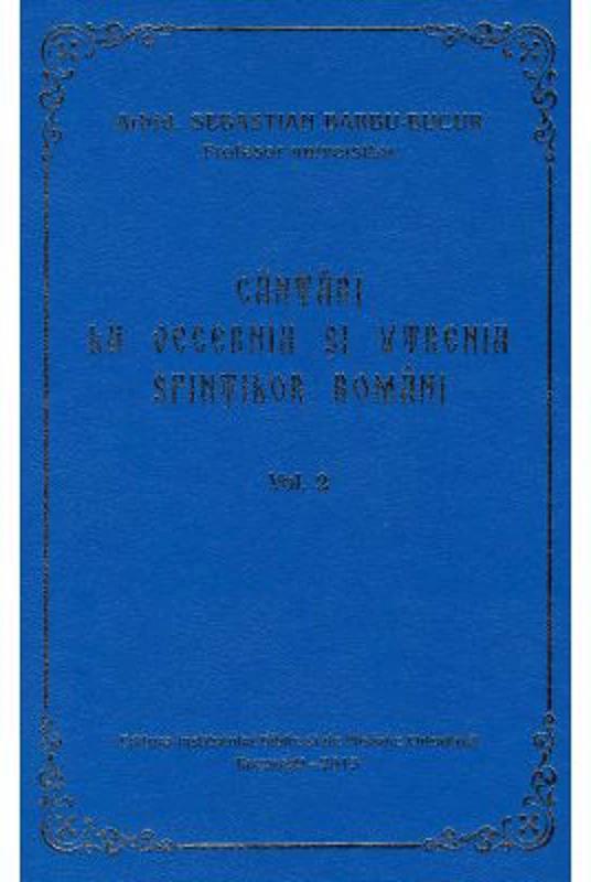 Cantari la Vecernia si Utrenia Sfintilor Romani, volumul 2