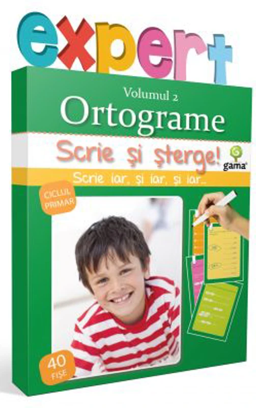 Scrie si sterge! Expert Limba romana ciclul primar. Ortograme, volumul 2