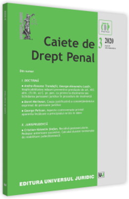Caiete de drept penal nr. 3-2020 - Florin Streteanu