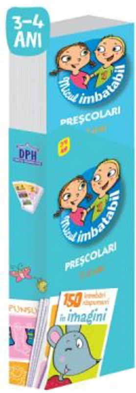 150 Intrebari si raspunsuri in imagini. Prescolari 3-4 ani. Sunt imbatabil