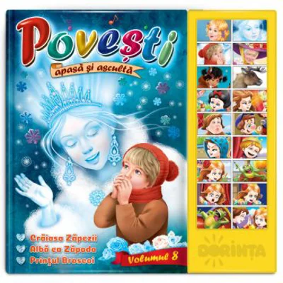 Carte cu sunete. Povesti, volumul 8