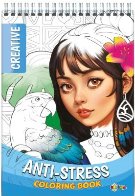 Anti-stress. Coloring book. Creative