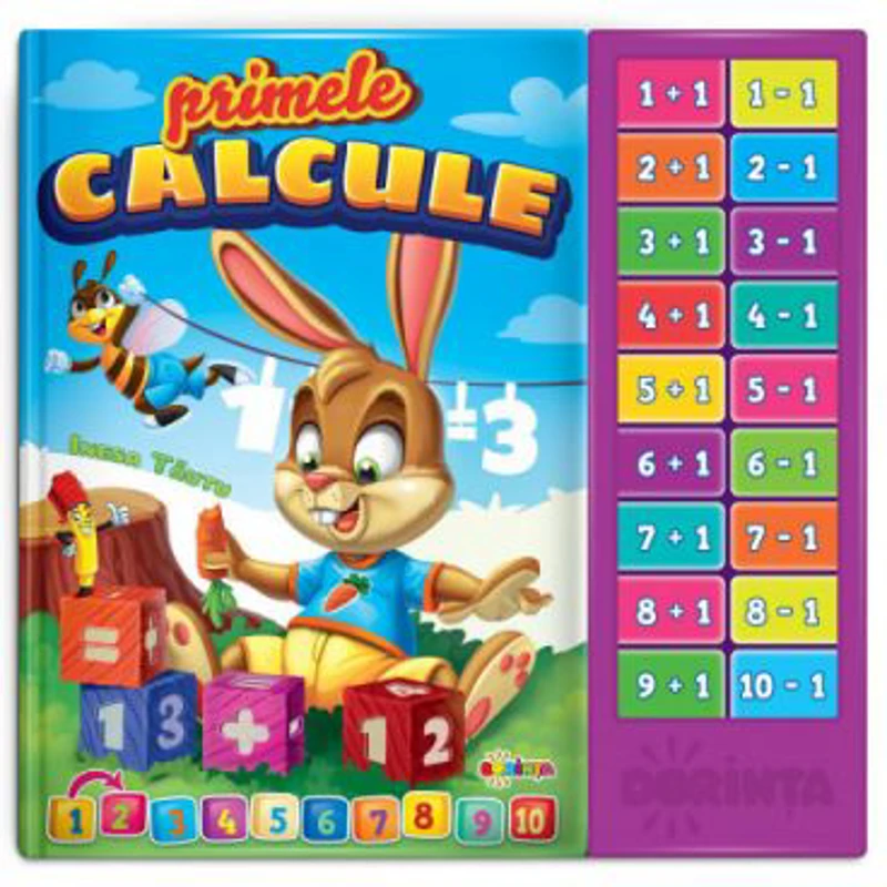 Carte cu sunete. Primele calcule