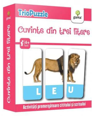 Cuvinte din trei litere. TrioPuzzle 2020